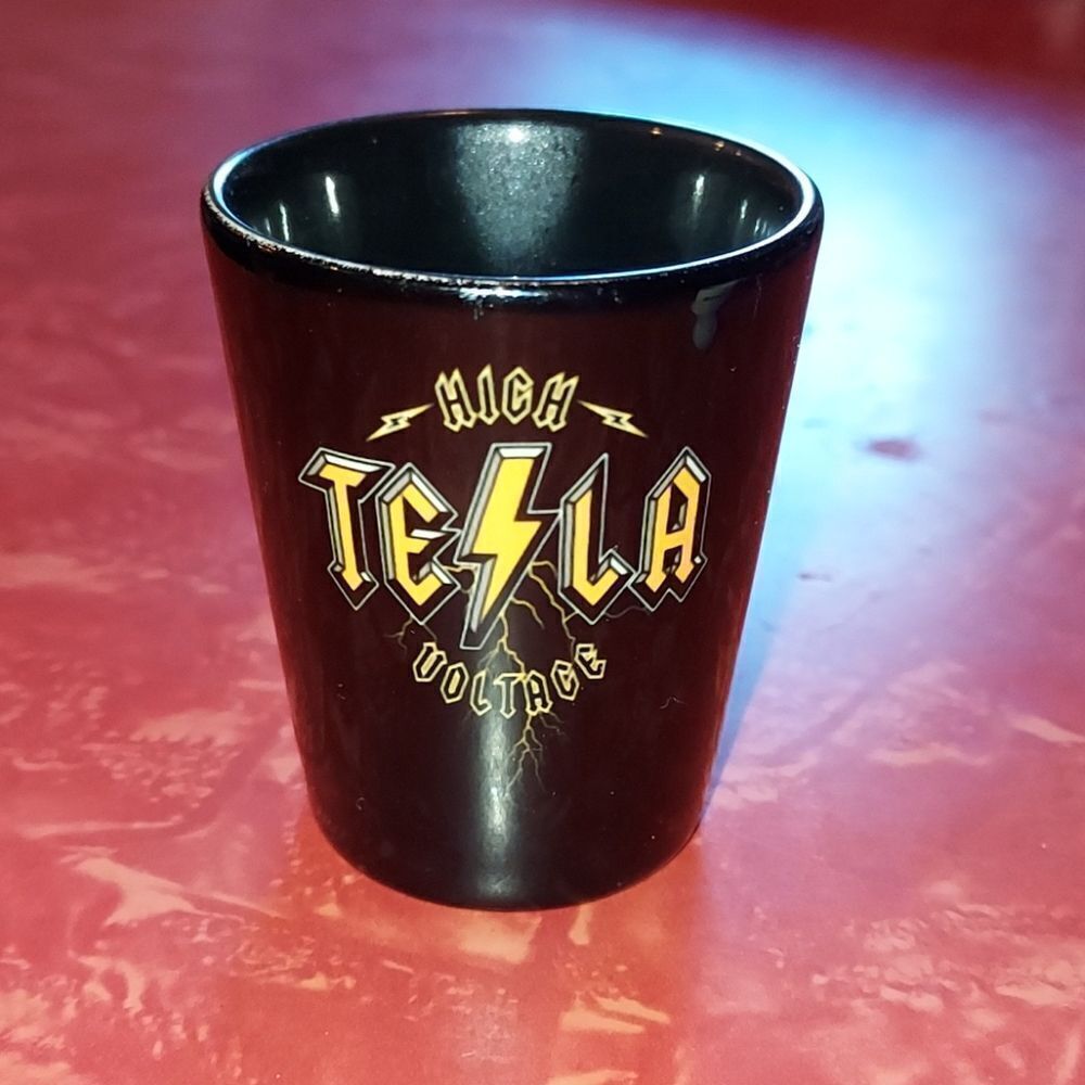 Tesla High Powered shot glass